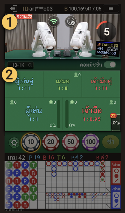 วิธีการเล่นบาคาร่าค่าย HOT ROAD BACCARAT